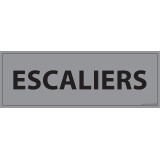 Plaque de porte ESCALIERS - 210 x 75 mm