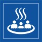 Panneau d'information - Pictogramme Source thermale - ISO 7001