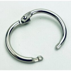 Anneaux sécurisés pour panneaux suspendus - Métal - Ø19mm -  2 ex