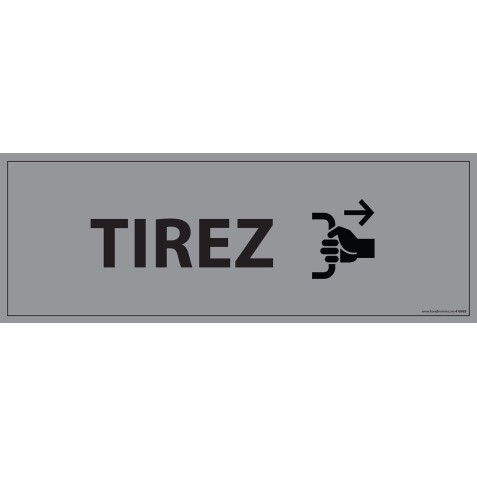 Panneau TIREZ - 210 x 75 mm
