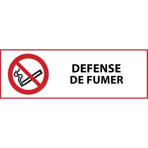 Panneau d'interdiction - Défense de fumer - P002 - ISO 7010