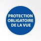 Panneau obligation EPI - Protection vue obligatoire - Norme ISO 7010