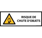 Panneau danger - Pictogramme Chute d'objets - W035 - ISO 7010