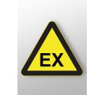 Panneau de signalisation danger - Danger explosif - W016 - ISO 7010  - PVC