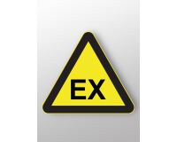 Panneau de signalisation danger - Danger explosif - W016 - ISO 7010  - PVC