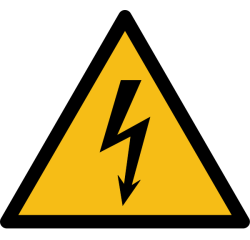 Signalétique de danger - Pictogramme Électricité - W012 - ISO 7010