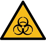 Signalétique de danger - Risque biologique - W009 - ISO 7010