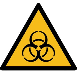 Signalétique de danger - Risque biologique - W009 - ISO 7010