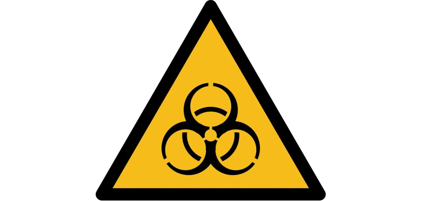 Signalétique de danger - Risque biologique - W009 - ISO 7010
