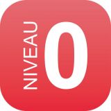 Plaque signalétique - Picto Niveau 0 - Plexiglas® - 120 x 120 mm