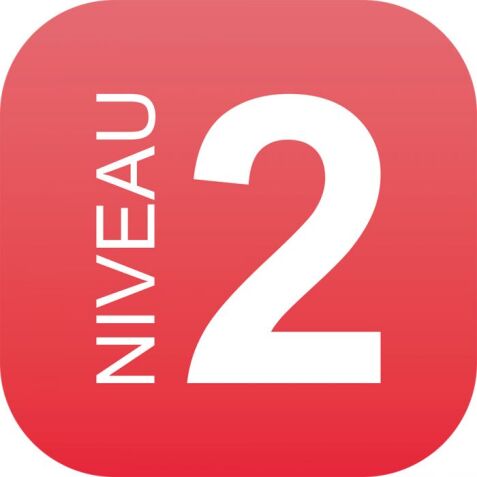 Signalétique d'orientation - Niveau 2 - 120 x 120 mm - PMMA