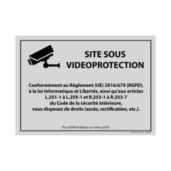 Panneau Site sous vidéoprotection - Signalisation de sécurité
