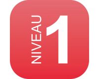 Plaque signalétique - Picto Niveau 1 -  Plexiglas® - 120 x 120 mm