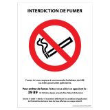 Panneau signalétique - Interdiction de fumer - P002 - ISO 7010