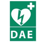 Signalétique Défibrillateur DAE pour ERP - Modèle 2 - ISO 7010
