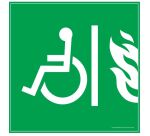 Signalétique EAS W004 - Espace d'Attente Sécurisé - ISO 7001