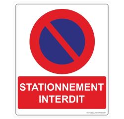 Panneau Sécurité Stationnement interdit