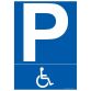 Panneau Parking PMR pictogramme handicapé - Divers formats