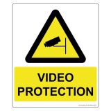 Panneau  Vidéo Protection - 300 x 250 mm