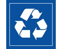 Signalétique recyclage poubelle - PI PF 066 conforme ISO 7001