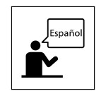 Panneau info - Communication en langue espagnole - ISO 7001