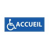 Panneau ACCUEIL + symbole PMR