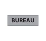 Plaque de porte BUREAU - vinyle ou PVC 210 x 75 mm