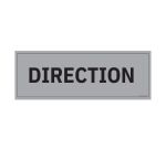 Plaque de porte DIRECTION