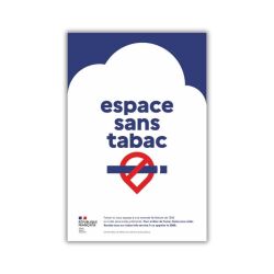 Panneau Espace sans tabac - Espace sans tabac
