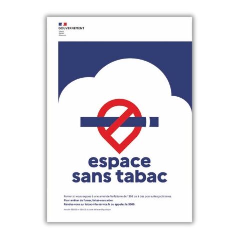 Panneau Espace sans tabac - Espace sans tabac