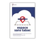 Panneau Espace sans tabac - Périmètre sans tabac