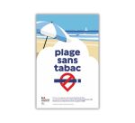 Panneau Signalétique - Espace sans tabac - Plage