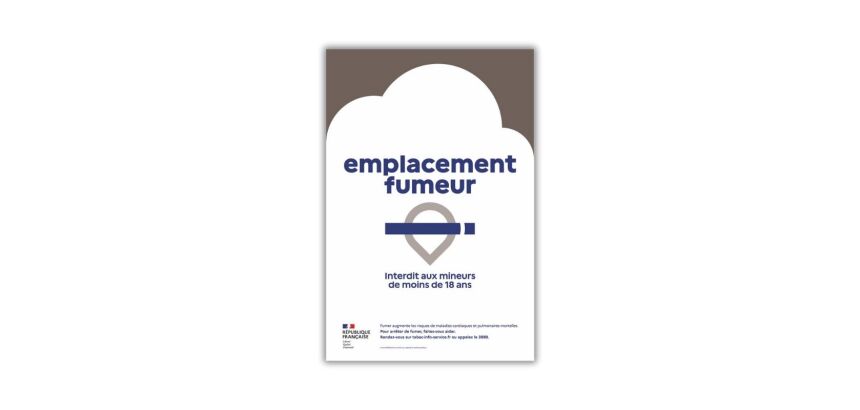 Panneau Signalétique - Emplacement Fumeur