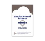 Panneau Signalétique - Emplacement Fumeur