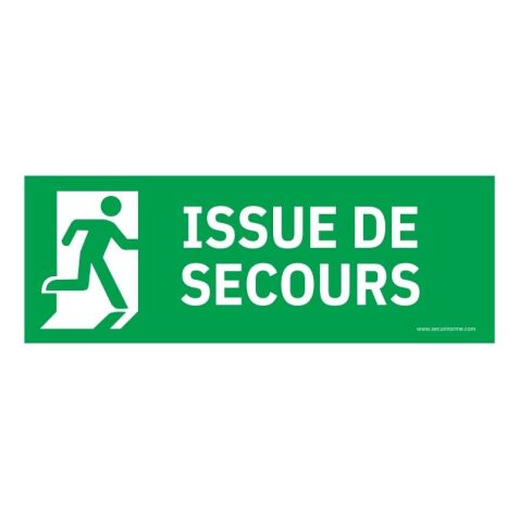 Panneau ISSUE DE SECOURS