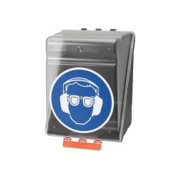 Boîte de rangement EPI - Protections oculaires et auditives - ABS