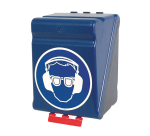 Boîte de rangement EPI - Protections oculaires et auditives - ABS  - Transparent - Midi