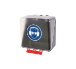 Boîte de rangement EPI - Protections oculaires et auditives - ABS  - Bleu - Maxi