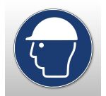 Panneau EPI Port du casque obligatoire M014 - ISO 7010