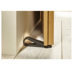 Bloque Porte et fenêtre SEBS robuste - Butée multifonctions  - Noir