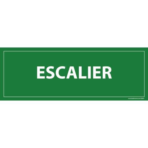 Panneau - Escalier - ISO 7010  - 350 x 125 mm - PVC