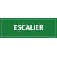 Panneau - Escalier - ISO 7010  - 350 x 125 mm - PVC