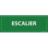 Panneau - Escalier - ISO 7010  - 350 x 125 mm - Vinyle Souple Autocollant