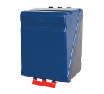 Boîte de rangement EPI personnalisable bleu - Plastique ABS  - Midi