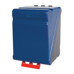 Boîte de rangement EPI neutre coloris bleu - ABS
