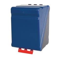 Boîte de rangement EPI personnalisable bleu - Plastique ABS  - Maxi