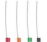 Scellés de Sécurité - Métalliques à Câble TECSEAL - 25 pièces