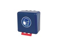 Boîte de rangement EPI - Protections Respiratoires - Plastique ABS  - Bleu - Midi