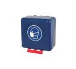 Boîte de rangement EPI - Protections Respiratoires - Plastique ABS  - Bleu - Maxi