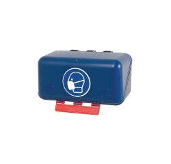 Boîte de rangement EPI - Protections Respiratoires - Plastique ABS  - Bleu - Mini